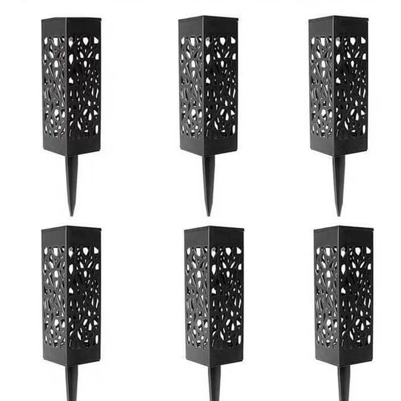 Creative Hollow Square Column LED Outdoor Lawn Ground Insert Landscape Light