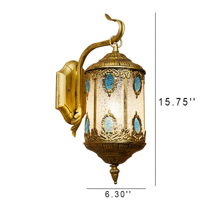 Zeitgenössische Boho Eisen Retro Kreative Mediterrane Stil 1-Licht Wandleuchte 