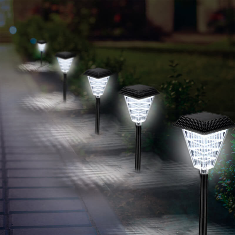 ضوء حديقة لهب شمسي LED خارجي أرضي مع قابس أرضي 