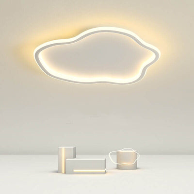 Modern Creative Cloud 1-Light LED Flush Mount Ceiling Light