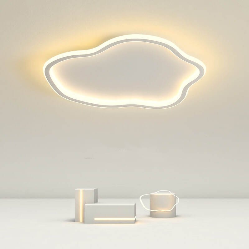 Modern Creative Cloud 1-Light LED Flush Mount Ceiling Light