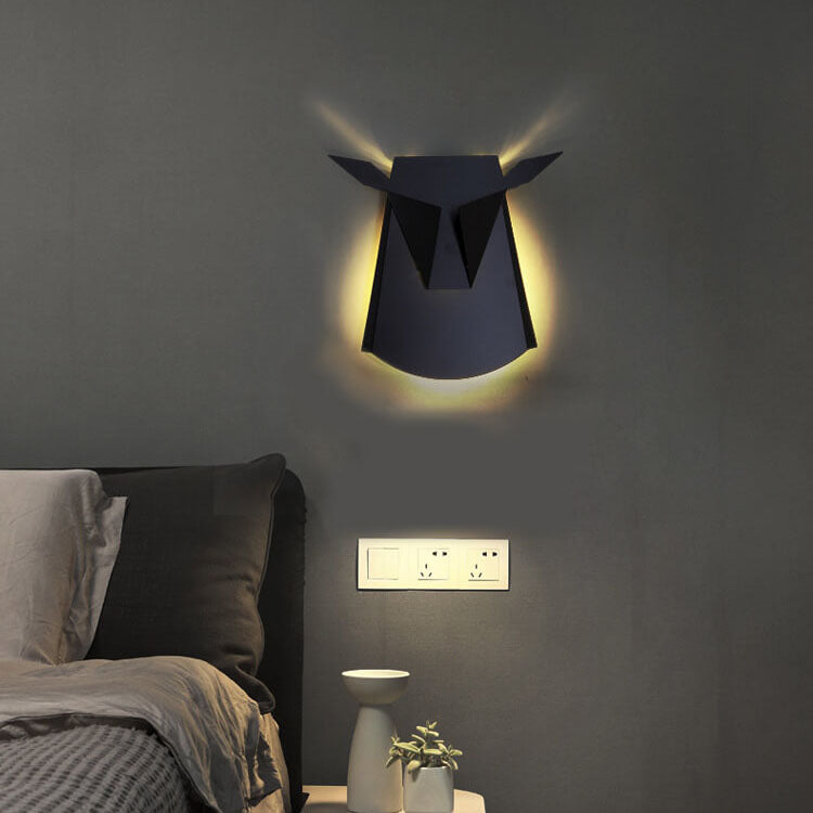 Nordic Creative Cow Shaped 1-Light LED Wall Sconce Lamp