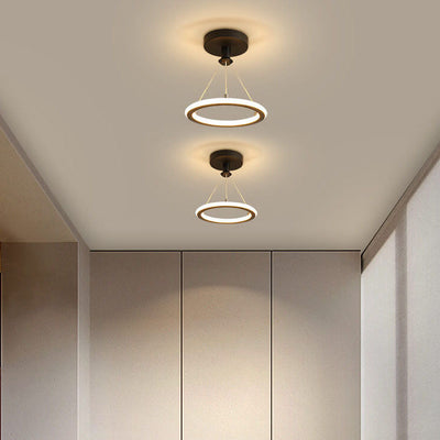 Modern Simple Circle LED 1-Light Pendant Light