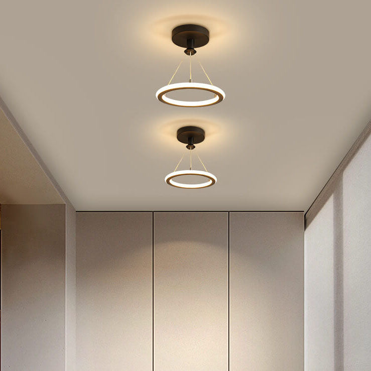 Modern Simple Circle LED 1-Light Pendant Light