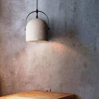 Nordic Creative Cement Cylinder 1-Light Pendant Light