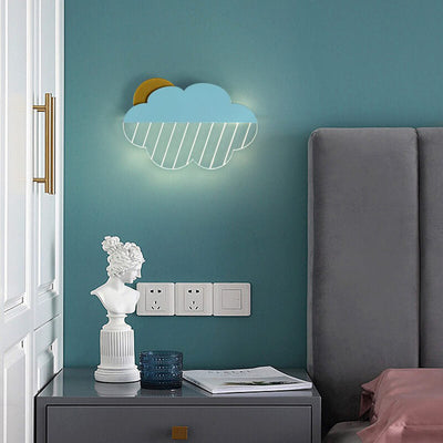 Nordic Cartoon Cloud Shape LED Wall Sconce Lamp