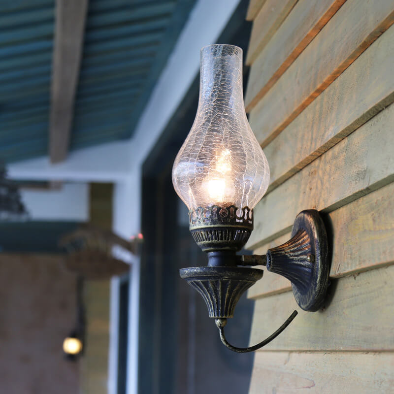 Retro Kerosene 1-Light Antique Wall Sconce Lamp