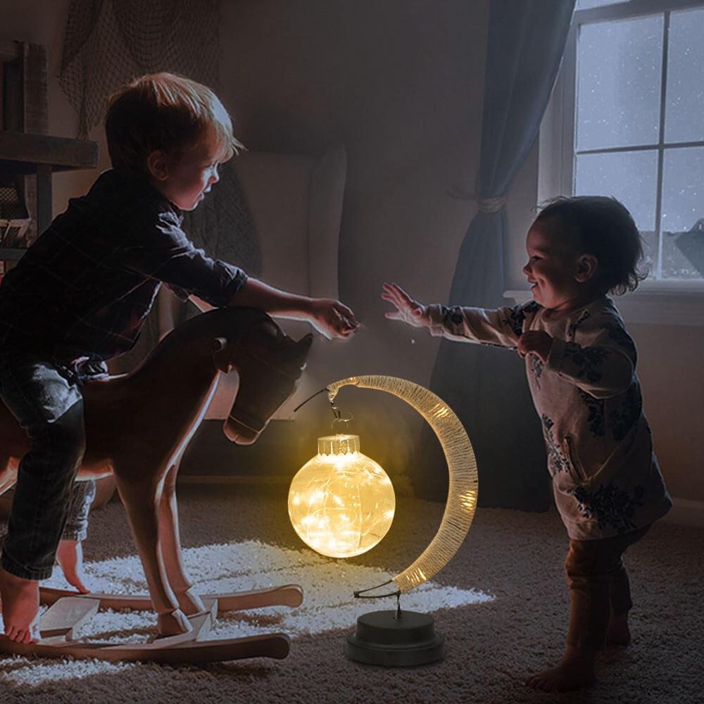 Wunschball Mond LED Nachtlicht Dekoration Tischlampe 