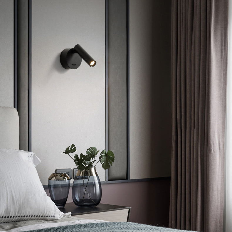 Nordic Minimalist Spotlight LED Adjustable Wall Sconce Lamp