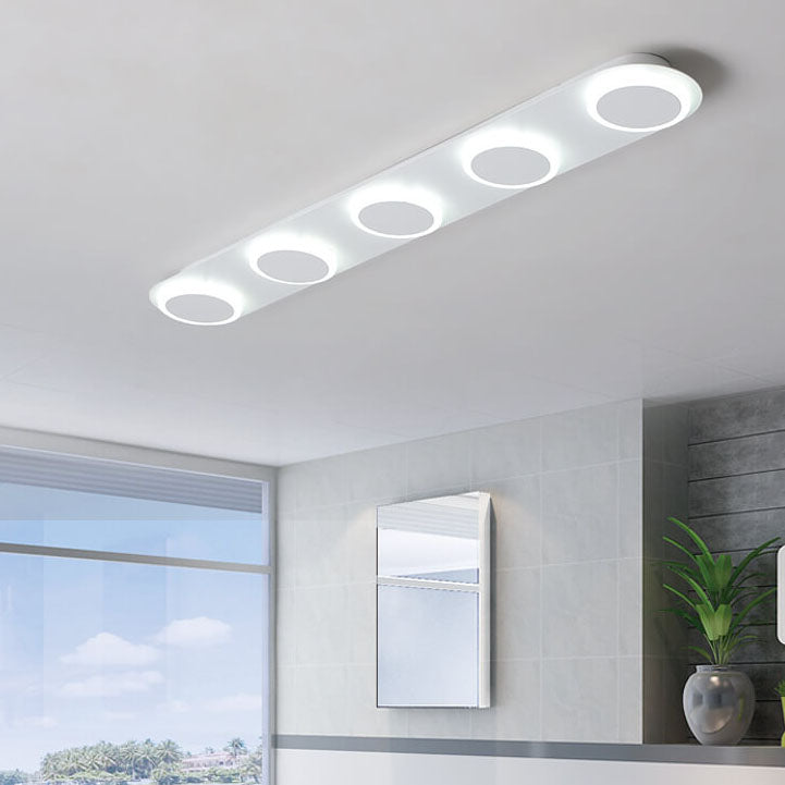 Minimalist Long Bar 3/4/5 Light  LED Flush Mount Ceiling Light