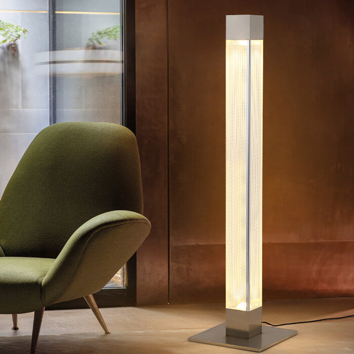 Moderne Acryl-Langbalken-Säulen-LED-Stehlampe 