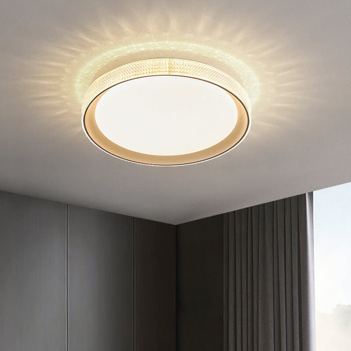 Kreative kreisförmige leuchtende LED-Deckenleuchte mit bündigem Einbau 