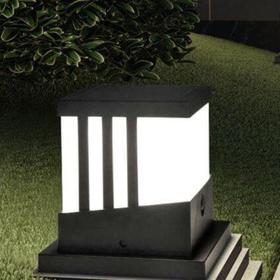 Solar Square Post Cap Light LED Outdoor Waterproof Post Light