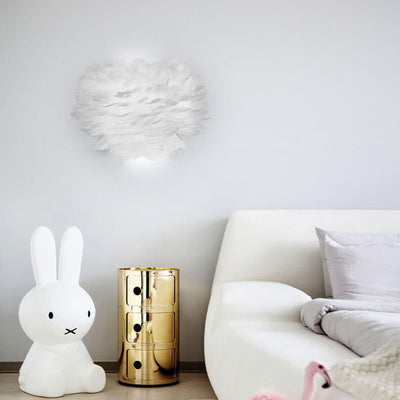 Nordic Creative Feather 1-Light  Wall Sconce Lamp