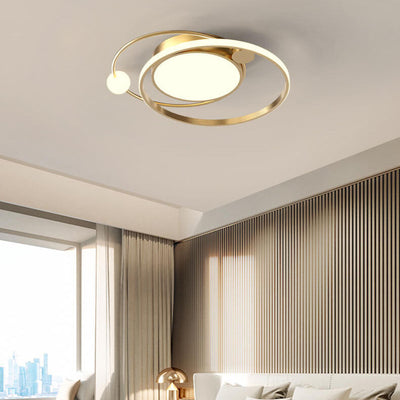 Nordic Round Circle LED Flush Mount Ceiling Light