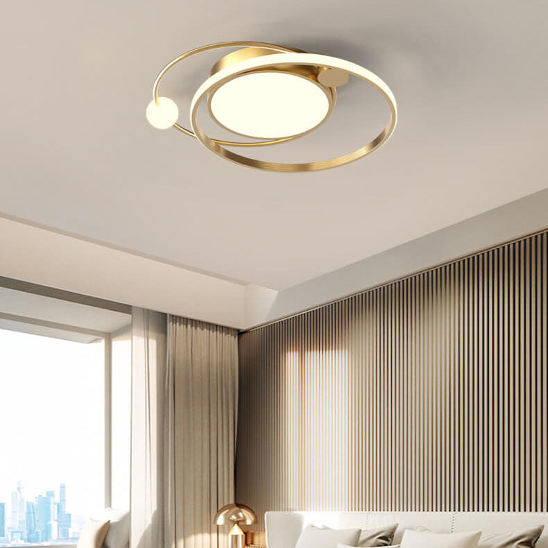 Nordic Round Circle LED Flush Mount Ceiling Light