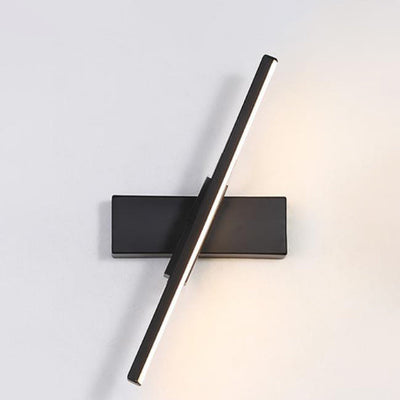 Industrial Iron Nordic Long Bar Design Rotatable LED Wall Sconce Lamp