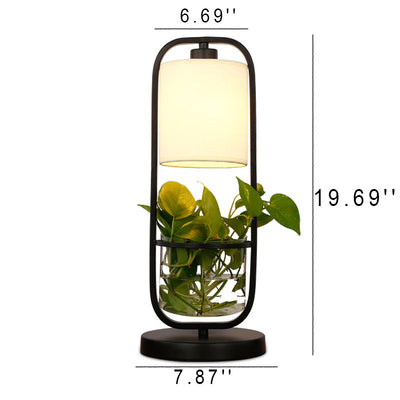 Moderne Hydroponische 1-Licht-Tischlampe aus Glas für kreative Pflanzen