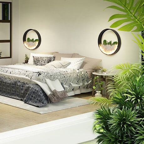 مصباح حائط LED حديث إبداعي دائري 1-ضوء 