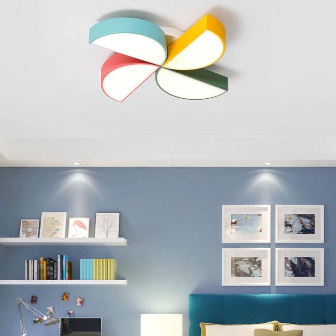 Creative Acrylic Pinwheel LED Flush Mount Ceiling Light