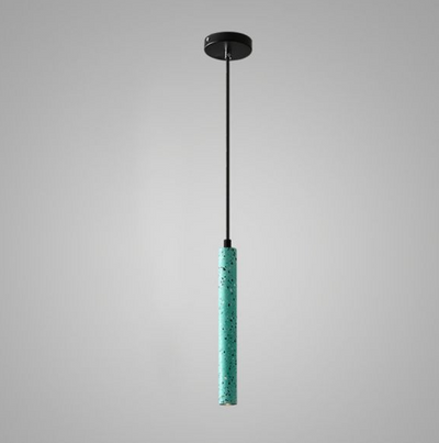 Retro Multicolor Zement Langstreifen LED Pendelleuchte 