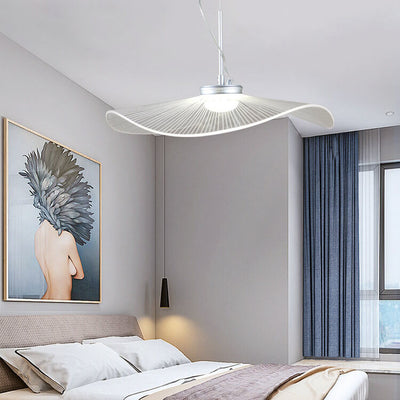 Modern Acrylic Lotus Leaf 1-Light LED Pendant Light