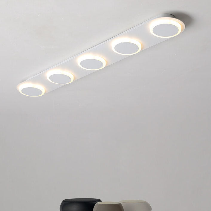 Minimalist Long Bar 3/4/5 Light  LED Flush Mount Ceiling Light