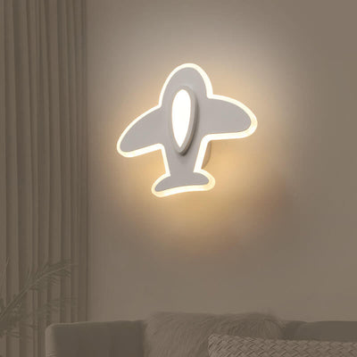 Cartoon Creative Aircraft LED Wall Sconce Lamp