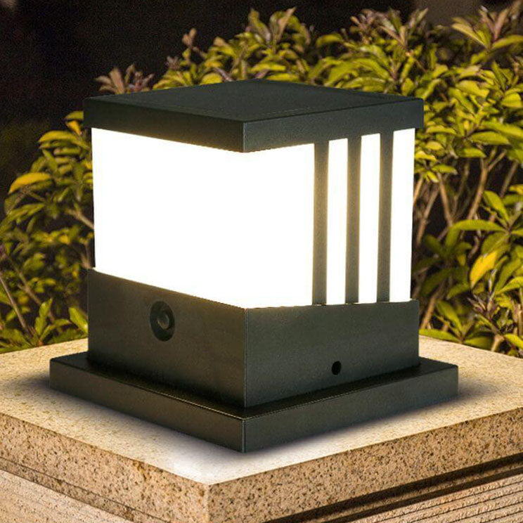 Solar Square Post Cap Light LED Outdoor Waterproof Post Light