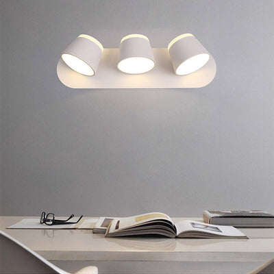 مصباح حائط LED بظل أسطواني دوار نورديك 1/2/3 