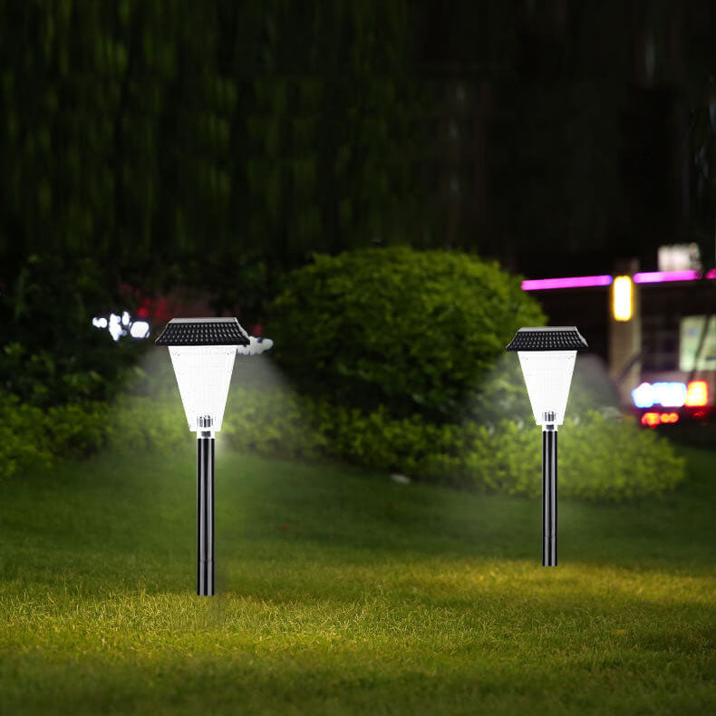 ضوء حديقة لهب شمسي LED خارجي أرضي مع قابس أرضي 