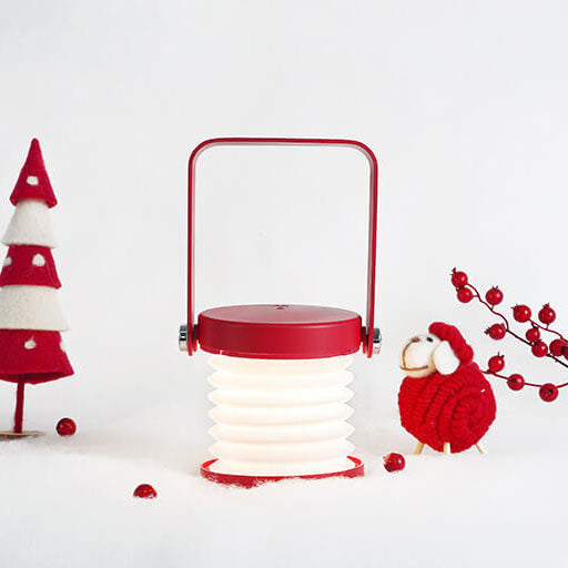 Lámpara Linterna Luz Nocturna Creativa Plegable Portátil LED Lámpara de Mesa 