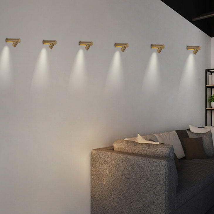 Kreative Wandleuchte aus Schmiedeeisen mit 1 LED-Licht 
