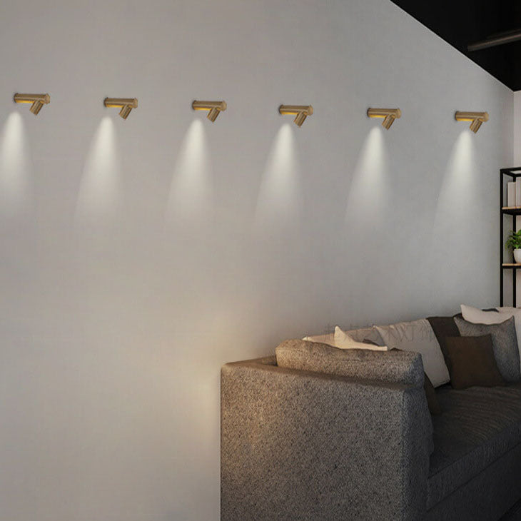 Creative Wrought Iron Mini Strip 1-Light LED Wall Sconce Lamp
