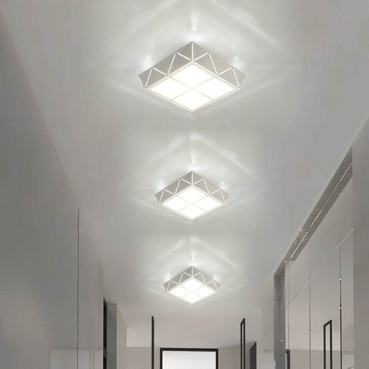 Minimalist Square 1-Light LED Flush Mount Ceiling Light