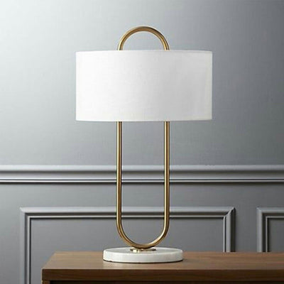 Modern Minimalist Creative Oval Ring Design 1-Light Table Lamp