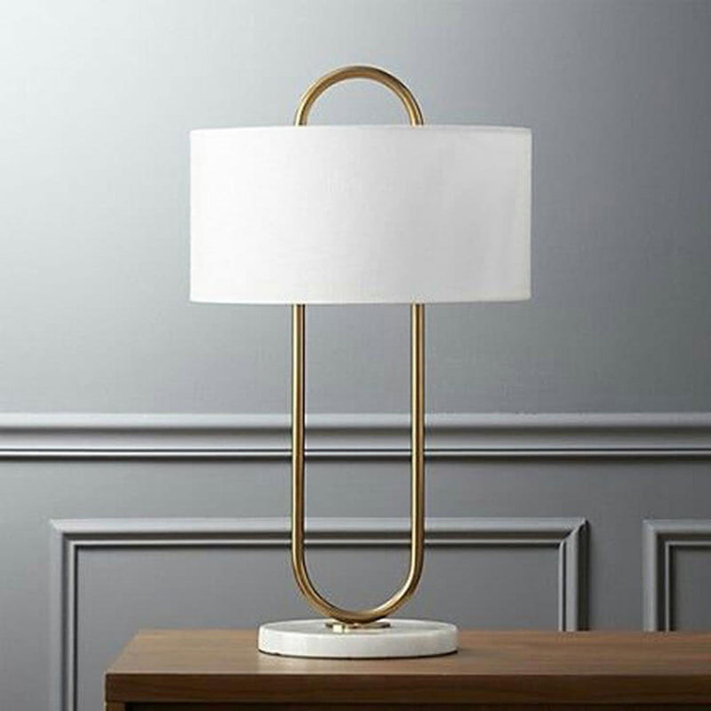 Modern Minimalist Creative Oval Ring Design 1-Light Table Lamp