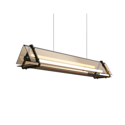 Modern Glass Creative Three-dimensional Triangle Geometric Design 1-Light  Chandelier
