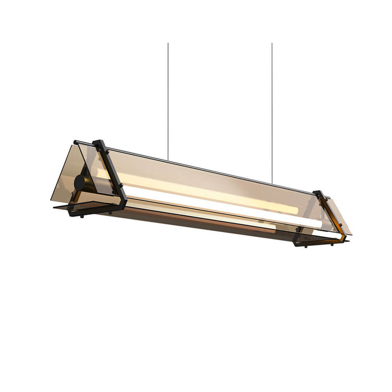 Modern Glass Creative Three-dimensional Triangle Geometric Design 1-Light  Chandelier
