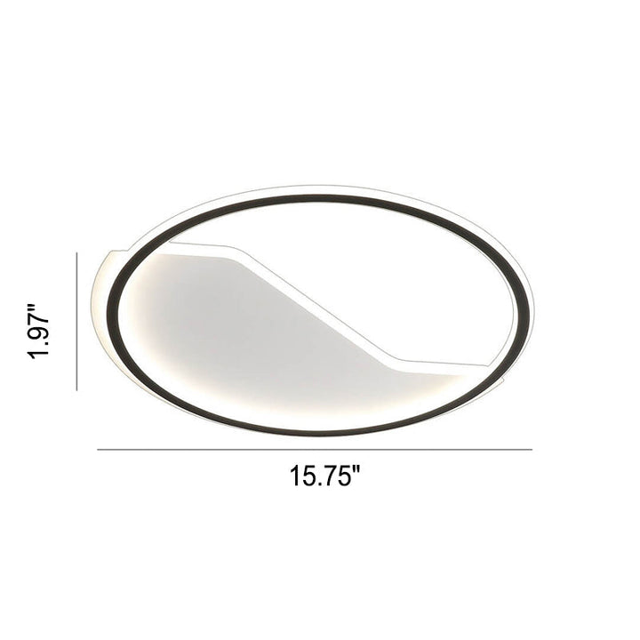 Nordic Modern Simple Round Creative LED Flush Mount Light