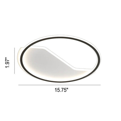 Nordische moderne einfache runde kreative LED-Einbauleuchte 