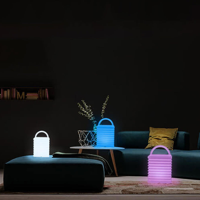 Kreative PE Square Tragbare Bunte Nachtlicht LED Dekorative Tischlampe 