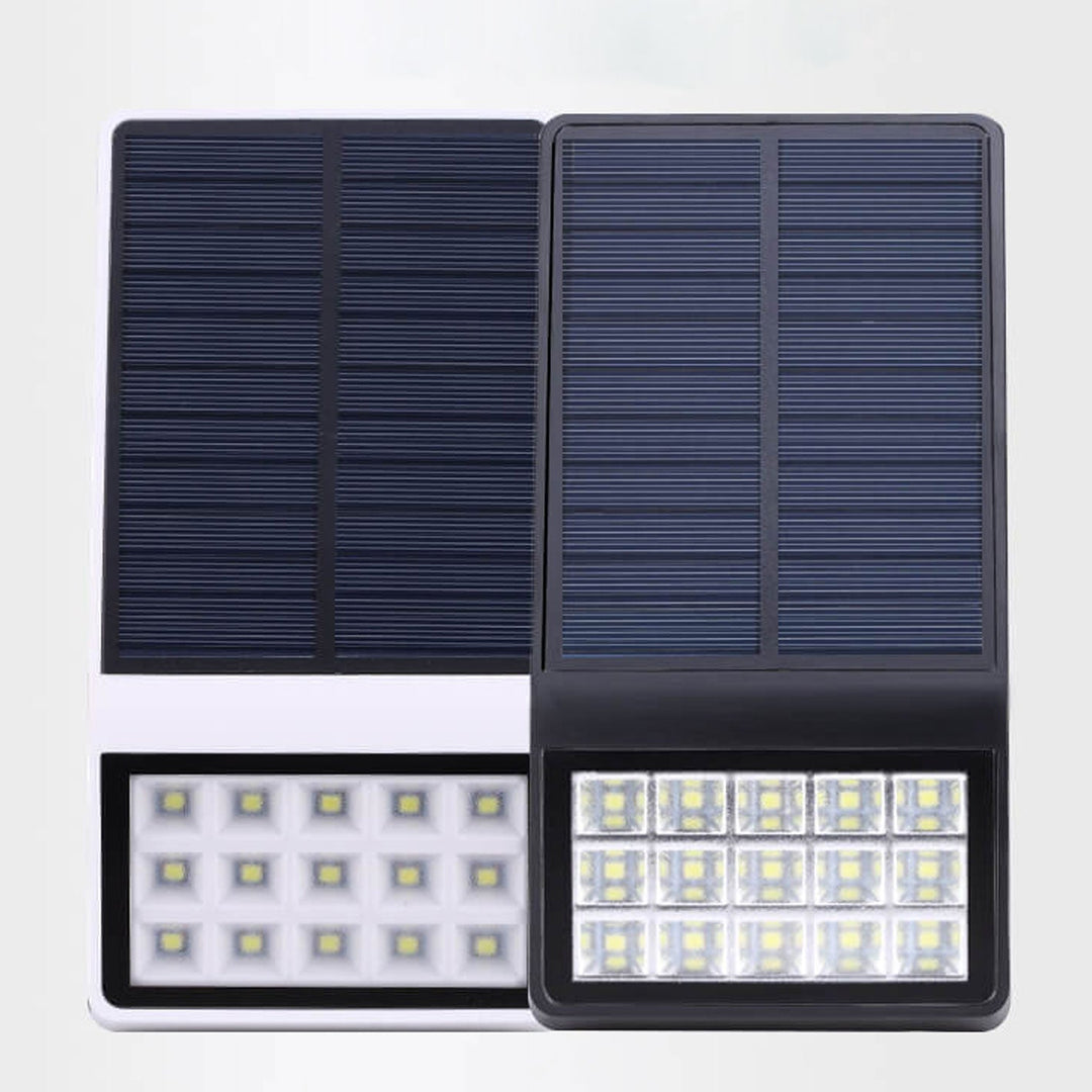 Einfache Solar-Quadrat-Außenzaun-Wand-Sensor-Wandleuchte 