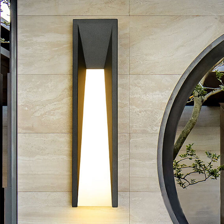 Wasserdichte einfache Streifen-Design LED Außenwandleuchte 