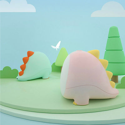 Lampe de table LED avec protection des yeux en forme de dinosaure cartoon enfantin 