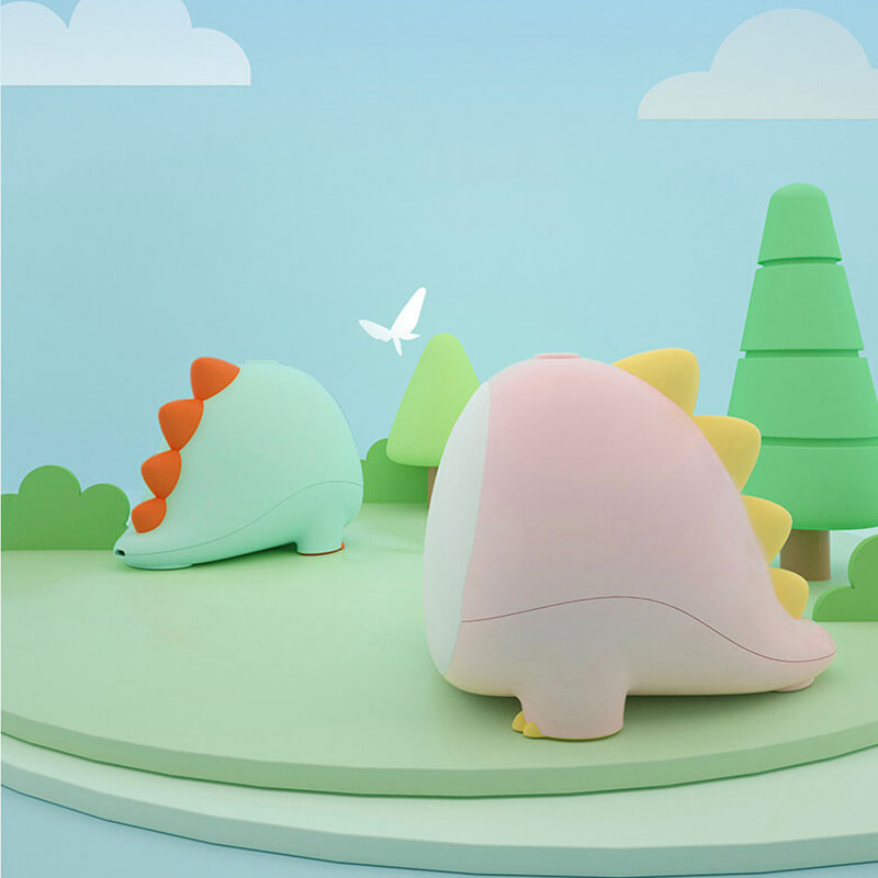 Lampe de table LED avec protection des yeux en forme de dinosaure cartoon enfantin 