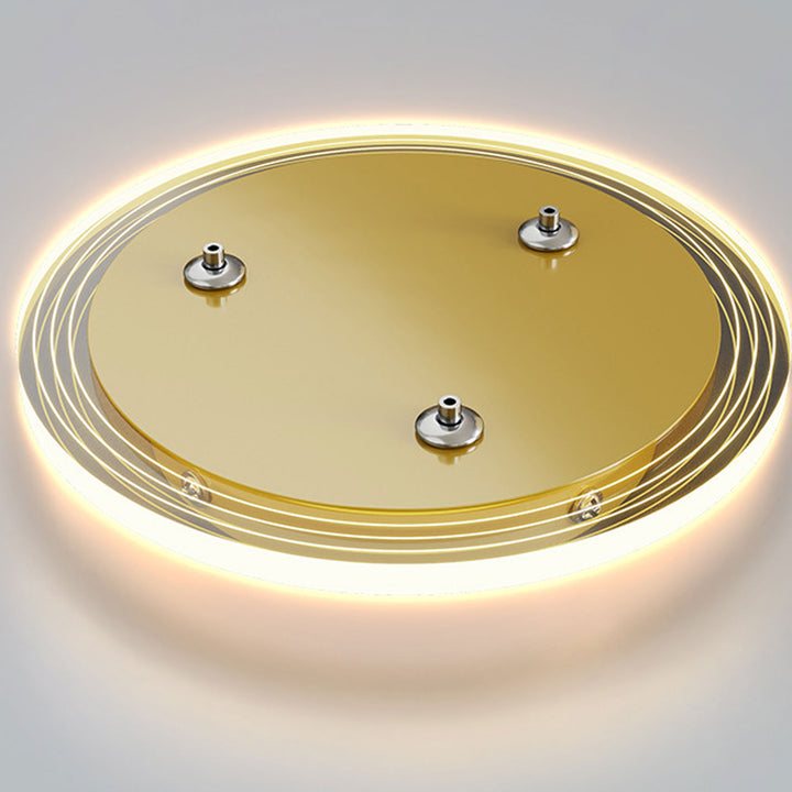 Lámpara de Araña LED de Isla de 3/4 Luces de Ola Minimalista Moderna de Hierro 