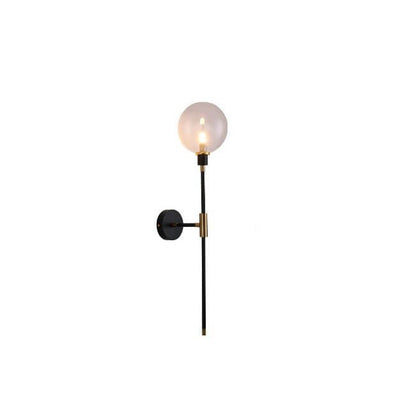 Modern Light Luxury Magic Bean Glass Long Arm 1-Light Wall Sconce Lamp