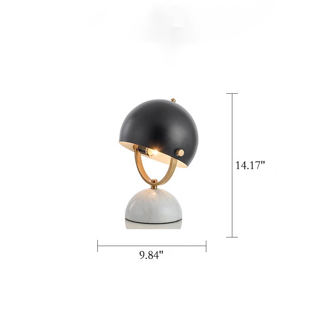 Modern Minimalist Marble 1-Light Table Lamp