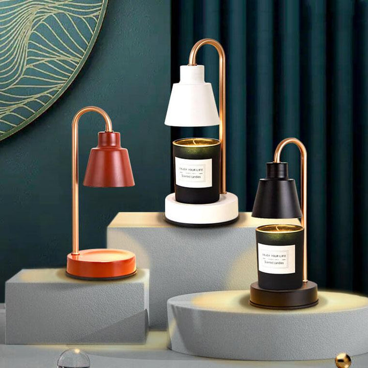 Creative Aroma Candle 1-Light  Metal Dome Decoration Table Lamp